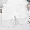 Pantalones de Seguridad para Mujer Encaje Frontera Ligero Verano Leggings de Seda Helada Calzoncillos Bóxer de Algodón Puro Pantalones Cortos Finos de Seguridad
