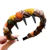 Faixa de Cabelo de Lã com Laço de Alto Padrão para Mulheres, Faixa de Cabelo Elegante e da Moda para Uso Diário, Acessório de Cabelo