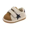 Zapatos para bebé para niños y niñas de 0 a 1 año, 6-9-12 meses, zapatos para caminar de suela blanda, zapatos blancos versátiles de color block deportivo