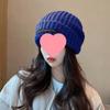 Xizang Oeste Sichuan Roupa de Viagem Gorro de Lã Tricotado Infantil Outono e Inverno 2024 Novo Versátil Quente Pile Chapéu Frio