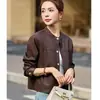 2026 Nueva Chaqueta de Cuero Corta Elegante de Moda de Gama Alta con Cuello Alto y Forro de Terciopelo Cálido para Mujer