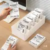 Caixa de Armazenamento de Formulário de Entrega Expressa Classificação de Documentos Formulário de Entrega de Loteria Caixa de Moedas Financeira de Escritório Caixa de Armazenamento com Compartimentos