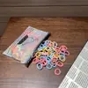 Argola de Toalha Infantil Sem Pelo Elástico de Borracha Alta Amarrador de Cabeça Feminino Elástico de Polegar de Menininha Faixa de Cabelo Corda para Cabeça de Bebê