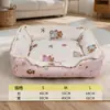 Cama para gato, cama sofá, forrada de forro polar, adecuada para todas las estaciones, suave y cálida para otoño e invierno, cama para mascotas, cama para dormir de perro pequeño