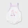 Roupas de Bebê Verão Colete Alcinha Classe A Algodão Puro Envoltório de Fralda Mais Fresco e Roupas Refrescantes para o Corpo Bebê Feminino Roupas Triângulo Coelho