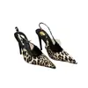Tacones de aguja de punta fina estilo francés con tira en el talón para mujer, sandalias de charol de punta cerrada sin talón, zapatos transfronterizos sexy y versátiles para mujer