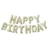 Paquete de globos de feliz cumpleaños Colgando letras de feliz cumpleaños Guardería Diseño de fiesta de cumpleaños para bebé