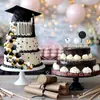 Topper para Pastel de Bola de Espuma con Purpurina Negra y Dorada Popular Transfronterizo Decoración de Fiesta de Cumpleaños Adorno para Mesa de Postres Estilo Ins