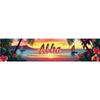 Banner Decorativo para Festa Havaiana Festival Lu'o Dísticos Aloha tiki Bandeira de Carnaval Bandeira para Festa na Praia