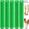 Conjunto de 100 Anéis de Identificação para Patas de Galinha em 4 Cores Ajustáveis ​​- Numerados e Coloridos - para Identificação de Aves, Patos e Gansos - com Clipe - Ideais para Galinhas, Patos e Gansos (Vermelho, laranja, verde e amarelo)