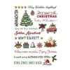 Tatuajes temporales de dibujos animados navideños para niños: Papá Noel, casa de jengibre, muñeco de nieve, renos - perfecto para actividades y disfraces de jardín de infantes