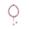 Jade Púrpura de Ensueño Bodhi Wen Juega Dedos de Hada Alrededor del Dedo Círculo Suave Único Pulsera Dulce Placa de Bodhi Pulsera para Jugar
