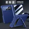 Adecuado para Funda de Teléfono Móvil Huawei Puraxmax, Membrana Integrada, Bisagra de Eje Central, Soporte de Lente Anticaída, Funda de Cuero de Negocios para Hombres y Mujeres