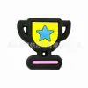 Decoración para el Mundial DIY Charms de Zapatos Deportivos de Fútbol Parches de Goma Suave de PVC Accesorios para Zapatos de Jardín
