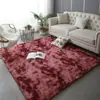 Venta al por mayor transfronteriza de mantas suaves de felpa de seda de color sólido teñidas en degradado para sofás, mantas refrescantes para dormitorios, mantas de mesita de noche y alfombras de sala de estar de cuerpo entero.
