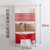 Bolsa de Tela Colgante para Pañuelos de Múltiples Capas con Seis Bolsillos, Bolso de Almacenamiento para el Hogar de Tela Creativo para Montar en la Pared