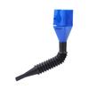 Funil retrátil multifuncional de pequeno diâmetro, sem fivela de suporte, funil portátil para reabastecimento, para despejar água e óleo em copos, funil quadrado.