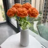 Flor Crochê Feita à Mão Acabada Presente de Dia dos Namorados Dia das Mães Aniversário Buquê de Rosas Presente Criativo