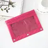Nova bolsa de arquivo de escritório colorida B 166,67cm polegada Pano Oxford perfurada removível bolsa de papelaria 12 cores bolsa para caneta de três furos