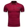 2025 Verano Nuevo Transfronterizo Europeo y Americano Exportación Camiseta de Manga Corta para Hombre Moda Casual Camisa Polo para Hombre Tendencia