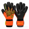 Guantes de Portero de Fútbol Palma de Látex Engrosada Amortiguación Protectora Guantes de Portero Deportivos para Partido Juvenil en el Campus
