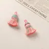 Estilo Étnico de Xizang Algodón Corto Seda Brillante Espiga DIY Pendientes Pulsera Ropa con Bucle Colgante Accesorios