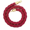Lanyard para Poste de Barrera, Cuerda de 1.0m para Barrera de Fila, Cuerda de Terciopelo Roja, Valla de Advertencia de Aislamiento, Cuerda de Terciopelo para Poste de Barrera