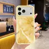 Funda líquida para teléfono de gran venta de Huaqiangbei con diseño de margarita de pintura al óleo aterciopelada, cubierta protectora amigable con la piel para iPhone 17 Pro Max e iPhone 15