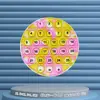 Brinquedos educativos de educação infantil impressos em ambos os lados 24cm teclado letras e números fórmula de multiplicação 12X12 mouse exterminador pioneiro