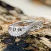 Anillo Minimalista Estilo Coreano de Plata S925 para Mujer, Elegante Cadena Hueca con Circonita Ajustable, Venta al por Mayor de una Pieza