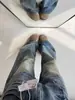 Jeans de Pierna Recta Acampanados de Diseño Retro Americano para Mujer, Primavera 2026 Cintura Alta Adelgazantes Sueltos de Pierna Ancha