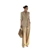 Traje Casual Versátil de Dos Piezas para Mujer con Pantalones de Pierna Ancha, Estilo Nuevo Otoño 2026 para Venta al por Mayor y Distribución