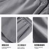 Pantalones cortos de seda de hielo para hombre, pantalones deportivos finos de verano para hombre, ropa exterior, pantalones casuales, cómodos y combinables, pantalones grises