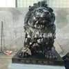 Em estoque ornamentos de leão de cobre fundido fábrica de leões de bronze HSBC preço direto de fábrica comprimento 2,8 metros 3 metros 4 metros