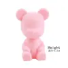 Decoração de Bolo Dia dos Namorados 2025 Urso Vela 520 Cartão Coração Amor Acrílico Decoração de Confeitaria Plug-in