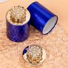 Ventas Directas de Fábrica Creativas Latas de Té Pu'Er Pequeñas Mini Latas de Metal con Tapa de Flor de Loto Cajas de Empaque para Regalos de Empresa Personalización