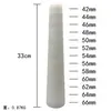 Palo para Anillos, Palo para Pulseras, Herramienta para Dar Forma y Reparar, Herramienta de Ajuste de Círculo Completo, Corrección y Corrección, Palo de Madera Redondo, Herramientas Doradas y Plateadas