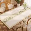 Mantel de Mesa de Comedor Estilo Silencioso Impermeable y a Prueba de Aceite Mantel de PVC Desechable Mantel de Mesa de Centro de Té Aislante de Calor Anti-quemaduras Lujo Ligero Gama Alta