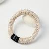 Amazon Elástico de Cabelo de Seda 19 Momme 1cm Corda de Cabelo Não Danifica Acessório de Cabelo Scrunchie 100% Seda de Amora