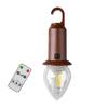 Nova Lâmpada de Camping Recarregável Solar, Luz Ambiente, Lâmpada de Tungstênio Portátil Multifuncional, Lâmpada de Lâmpada de Camping Retro para Exterior