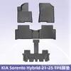 Adequado para Kia Sorento Híbrido 2021-2025 Tapetes de Piso TPE Material 3D para Todas as Condições Climáticas