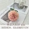 Viento Ins Primavera Tenis de Mesa Crisantemo Flor de Simulación 6 Granos Púas Flor Falsa Combinación de Colores Macarrón Adornos de Escritorio Accesorios para Disparos