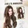 Peruca completa para mulheres, com aparência natural, adiciona volume, discreta, ondas grandes, castanho claro mel, cabelo longo e cacheado, peruca para o dia a dia