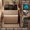 Mesita de Noche Inteligente Multifuncional con Caja Fuerte para Uso Doméstico, Gabinete de Almacenamiento Simple y Moderno para Dormitorio, Gabinete Lateral de Mesita de Noche