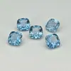 Aquamarina Cultivada Aquamarina Super Santa Maria Pedras Preciosas Coloridas Spinél Oval em Forma de Pera Pedras Preciosas Coloridas Sintéticas Pedras Soltas