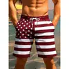 Shorts Esportivos Casuais Versáteis de Praia Masculino Populares de Verão, Tendência Nova, Estampa Digital 3D de Cabeça de Tubarão, Largos e Amplos