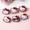 Gato KT de dibujos animados expresión linda clip acrílico PP clip para exámenes de estudiante clip para snacks clip de doble cara Hello Kitty para amigos
