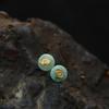 Joias artesanais de prata tailandesa s925 prata esterlina incrustadas com jade brincos vintage para homens e mulheres brincos femininos