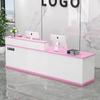 Recepción Recepción mostrador de consulta mostrador de servicio simple moderno empresa caja registradora mostrador de bar pequeño centro comercial