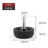 Suministrado Directamente por el Fabricante, Plástico Retorcido de Fibra Recta, Pies Ajustables, Ferretería, Maquinaria, Soporte de Fijación para Muebles, Pies Ajustables para Gabinetes
